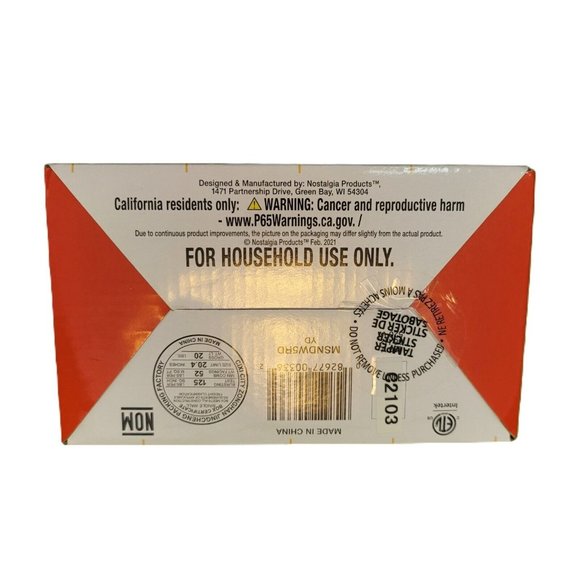 Nostalgia-My Mini Red Non-Stick Compact Sandwich Maker-Grilled Cheese-Omelets - Picture 6 of 8